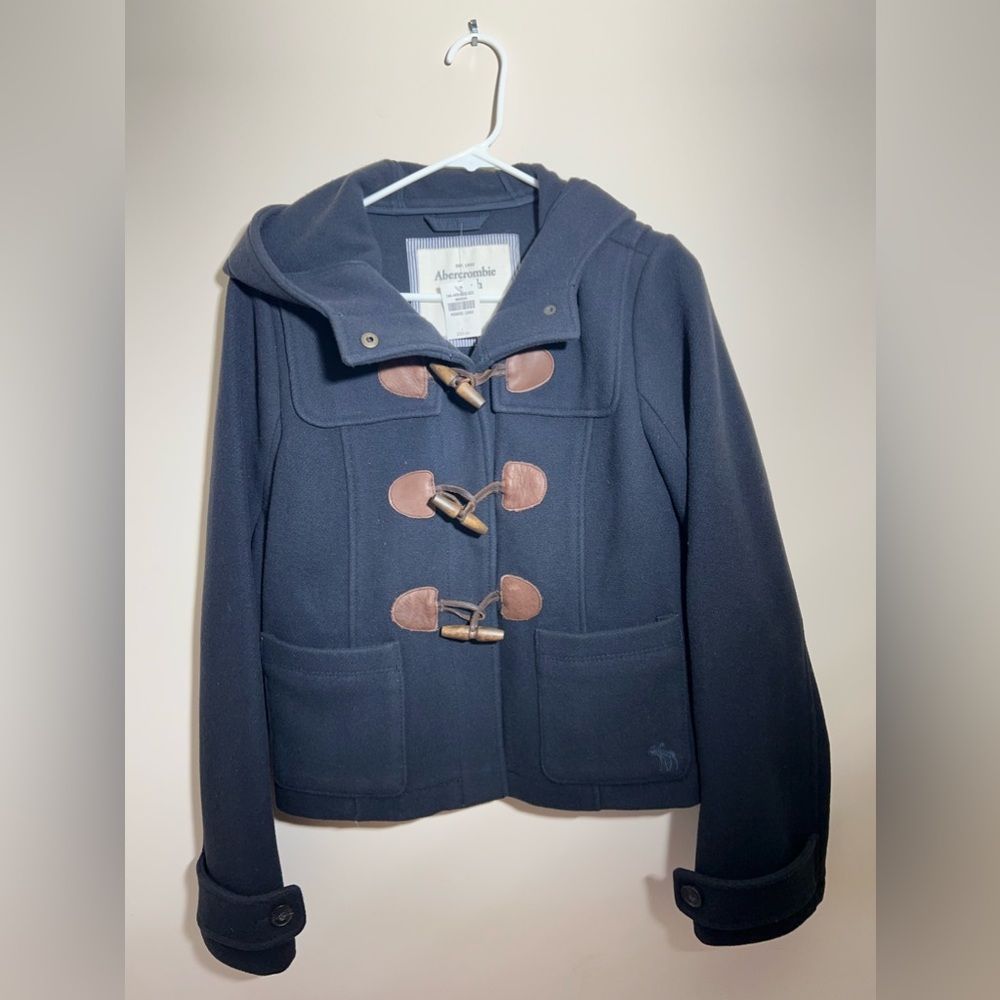 Vintage Abercrombie & Fitch wool navy peacoat. NWT. Women’s size L. Never worn.
